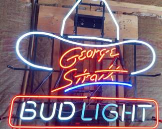Bud Light George Strait Neon Sign