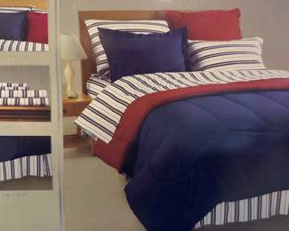  New 2 Twin XL 6 Piece Reversable Bedding Sets