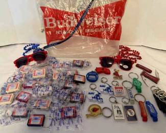 Budweiser Promotional Key Chains and More