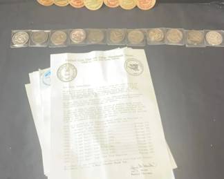 AnheuserBusch Collectible Silver Coins RARE FULL SET