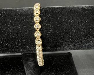 14K Gold Diamond Tennis Bracelet 