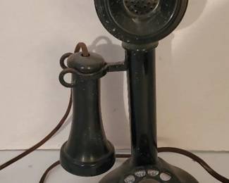 Electric Dial Candlestick Phone