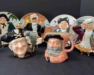 Doulton Toby Jugs Davenport Toby Collector Plates