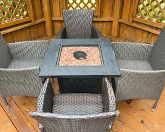 Legacy Propane Fire Table with Chairs 