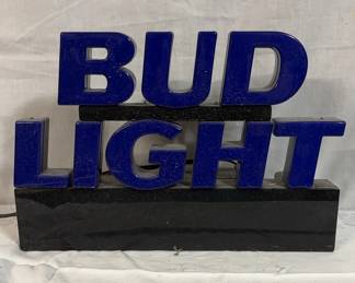 Bud Light Beer Plastic Bar Sign Not Working