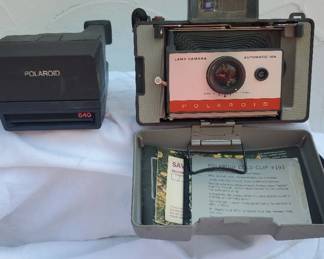 Vintage Polaroid, Binocular Mystery Lot