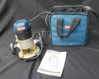 Ryobi Fixed Base Router Double Insulated In Case