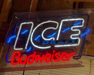 Budweiser ICE Neon Sign