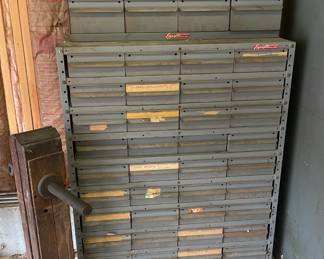Equipto Steel Bin Drawers Wood Working Vice