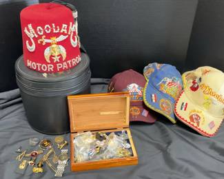 Moolah Shriners Collection w Diamond Pin
