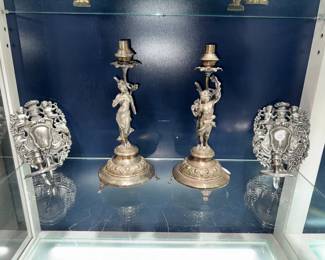 Antique Wall Sconces and Candle Sticks Orlando Estate Auction