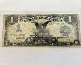 1899 $1 Silver Certificate "Black Eagle" Note in Very Good Condition