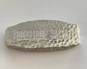 10 Ounce .999 Pure Silver Scottsdale Mint "Tombstone" Bar