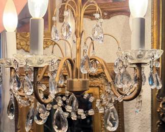 Vintage Hollywood Regency Fountain Light Fixture 
