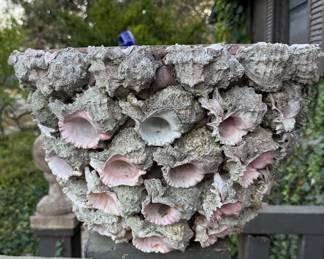 Vintage French Shell Pot
