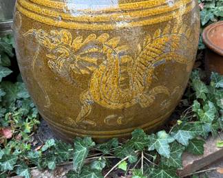 Antique Martaban Dragon Jar