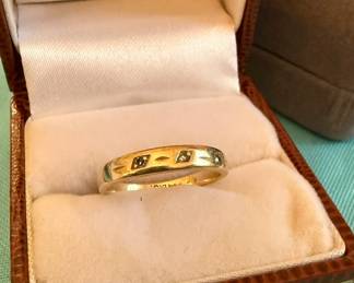 14 Karat Gold and Diamond Ring 