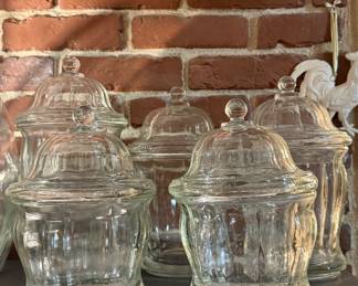 Indian Glass Apothecary Jars