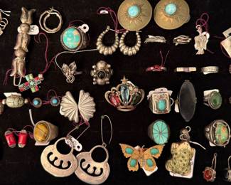 Many Sterling Silver Pieces Artist signed 
