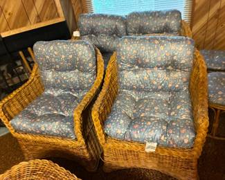 Wicker chairs