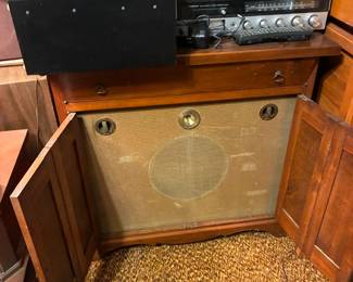 Vintage speaker cabinet