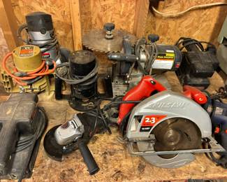 Variety of power tools