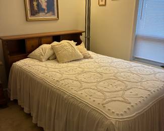 Mid century bookcase headboard