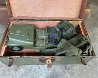 Vintage toy jeep