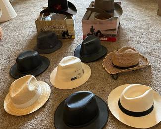  03 Vintage Stetson, Resistol, Wilsons Fedoras  Cowboy Hats