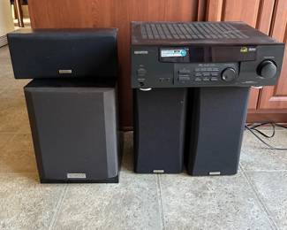Kenwood Home Audio Bundle With Receiver Speakers
