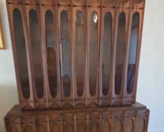  01 Brutalist MCM Credenza and Hutch