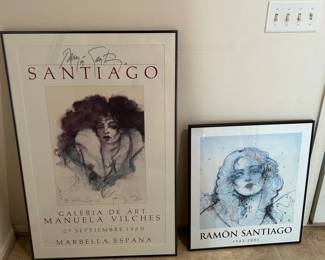 Ramon Santiago Numbered Signed Poster 