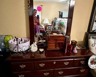 Close up of dresser