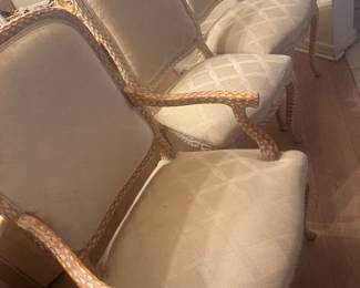 Dining chairs , 4 chairs and 2 armchairs 