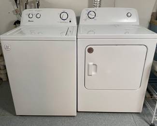 Amana washer & dryer, priced seperatly.