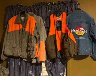 Hunting gear and great blue jeans!