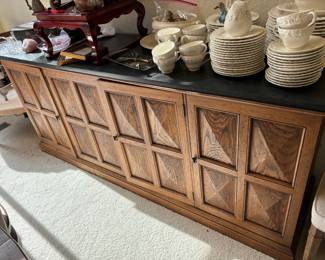 Henredon Mediterranean Style Slate Top Buffet