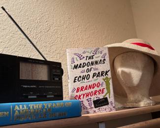 Realistic Shortwave Portable Radio DX-360, All the Years of American Popular Music by David Ewen, The Madonnas of Echo Park by Brandon Skyhorse