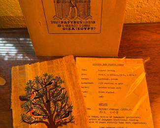 Autumn Landscape Original Hand Painted Screen by Artists - Matsuki Jimyosai and Sano Shunsen