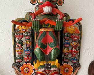 Sri Lankan Maha Kola Mask