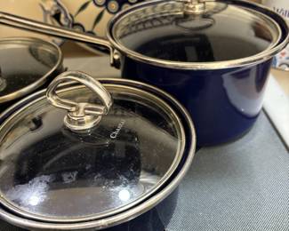 Chantel Blue Enameled Pans