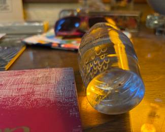 Set of 3 - 1960's Kosta Boda Lindstrand Glass Owl Paperweights