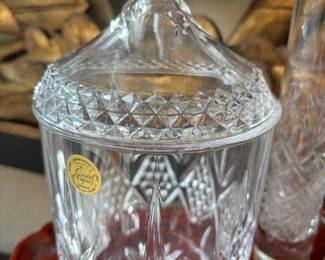 Cristal d'Arques Crystal Lidded Candy Dish