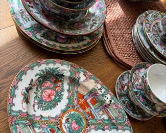 Chinese Porcelain Coffee & Dinnerware Set
