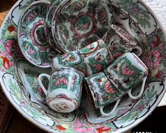 Chinese Porcelain Coffee & Dinnerware Set