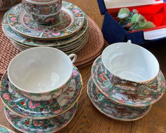 Chinese Porcelain Coffee & Dinnerware Set