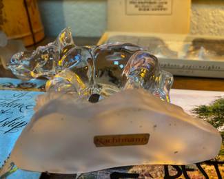 Nachtmann Crystal Elephant Figurine
