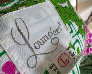 Circa 1960s Longees Floral Maxi Dress – Size Large