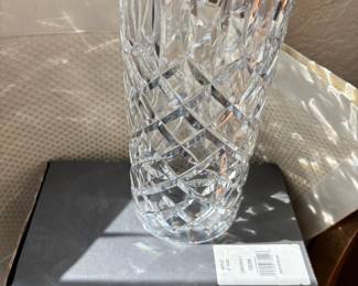 Waterford Crystal Diamond Pattern Vase