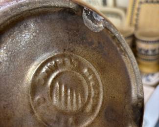 Brown Stoneware Lidded Vegetable Steamer